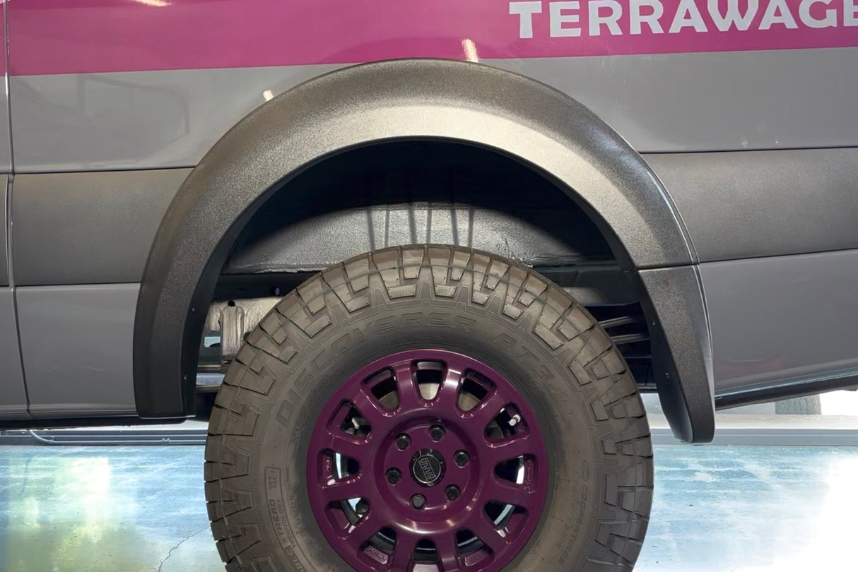 Desert Defender Classic Fender Flares – 2019+ Mercedes Sprinter 907 - Wolf Pack Overland