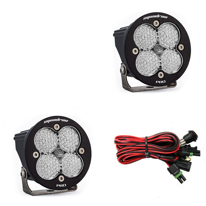 Baja Squadron-R Pro Black LED Light Pods (Pair) – Universal Fit for 2019+ Mercedes Sprinter - Wolf Pack Overland