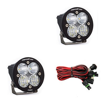Baja Squadron-R Pro Black LED Light Pods (Pair) – Universal Fit for 2019+ Mercedes Sprinter - Wolf Pack Overland