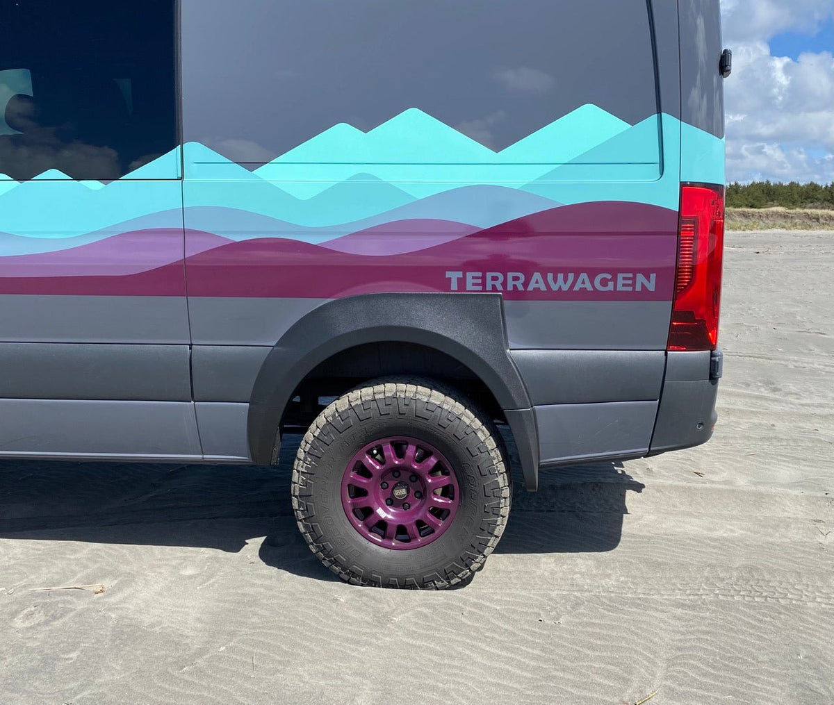 Desert Defender Fender Flares – Max Tire Clearance for 2019+ Mercedes Sprinter - Wolf Pack Overland