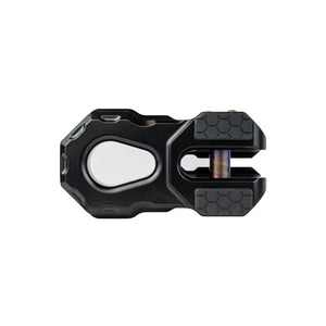 Agency 6 Billet Winch Shackle - Black - Wolf Pack Overland